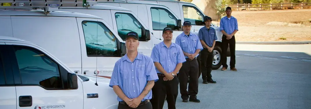 KIC Refrigeration crew ready for Mini Split Repair jobs across East Bakersfield